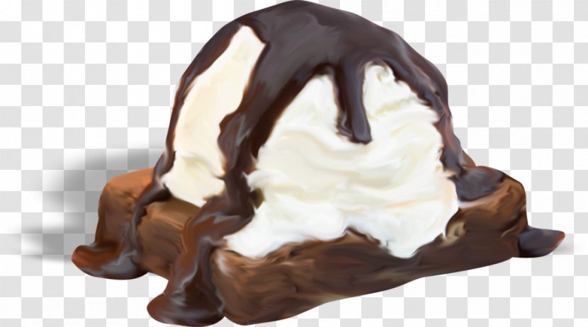 Neapolitan Ice Cream Chocolate Cake Sundae Transparent PNG