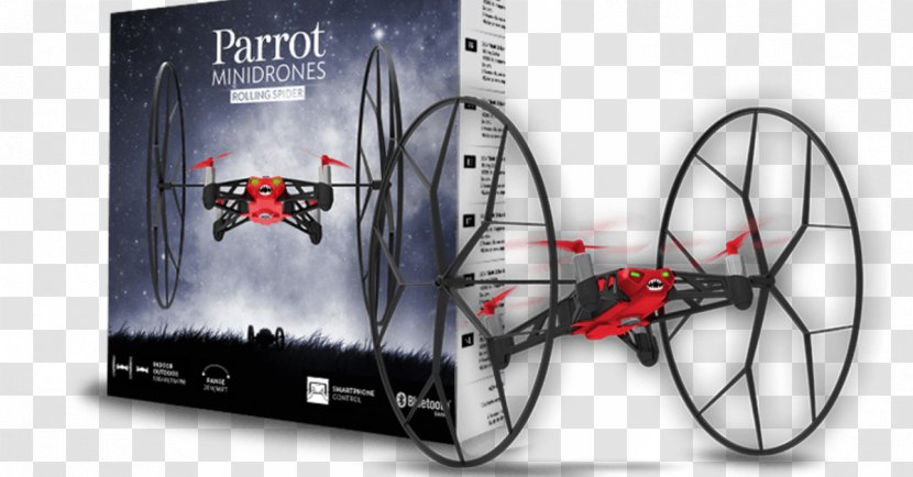 Parrot Rolling Spider AR.Drone Bebop Drone 2 MiniDrones - Minidrones Transparent PNG