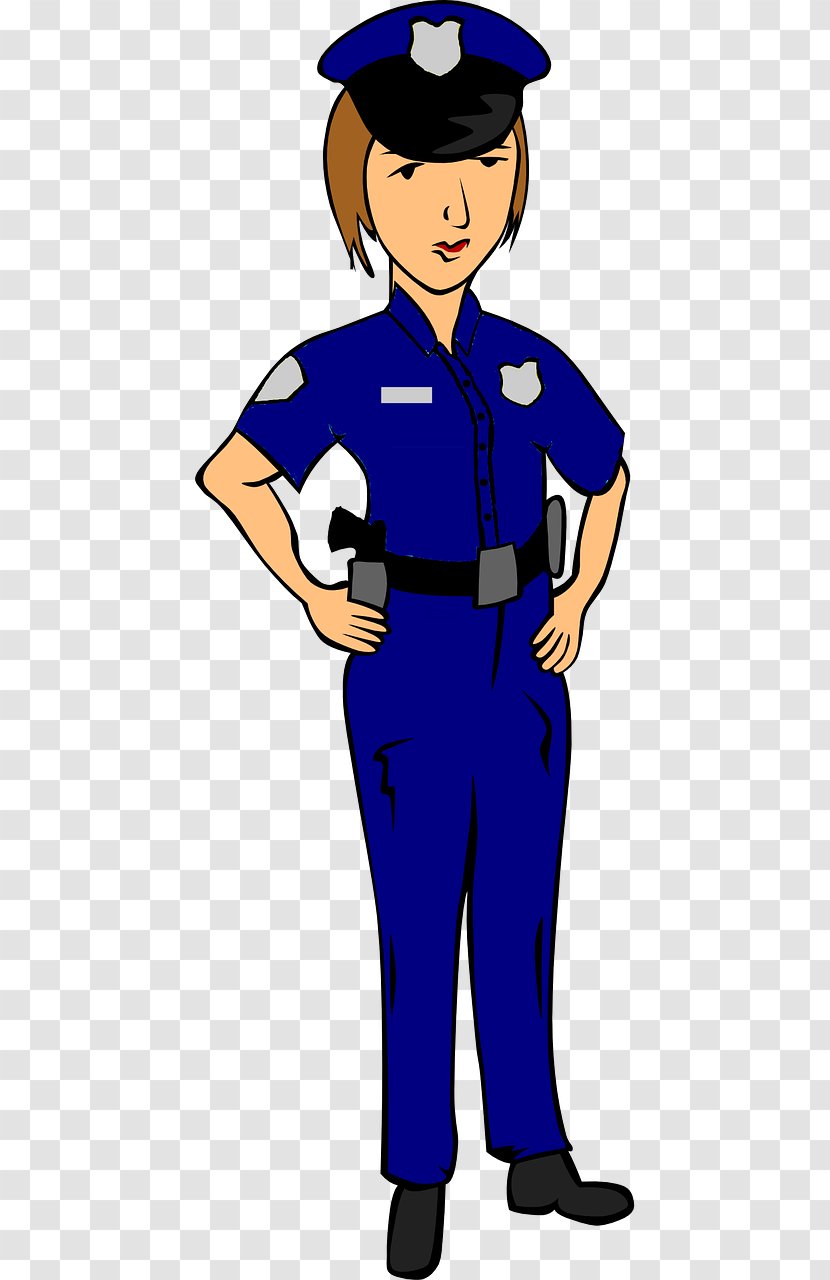 Police Officer Woman Law Enforcement Clip Art - Profession - Policeman Transparent PNG
