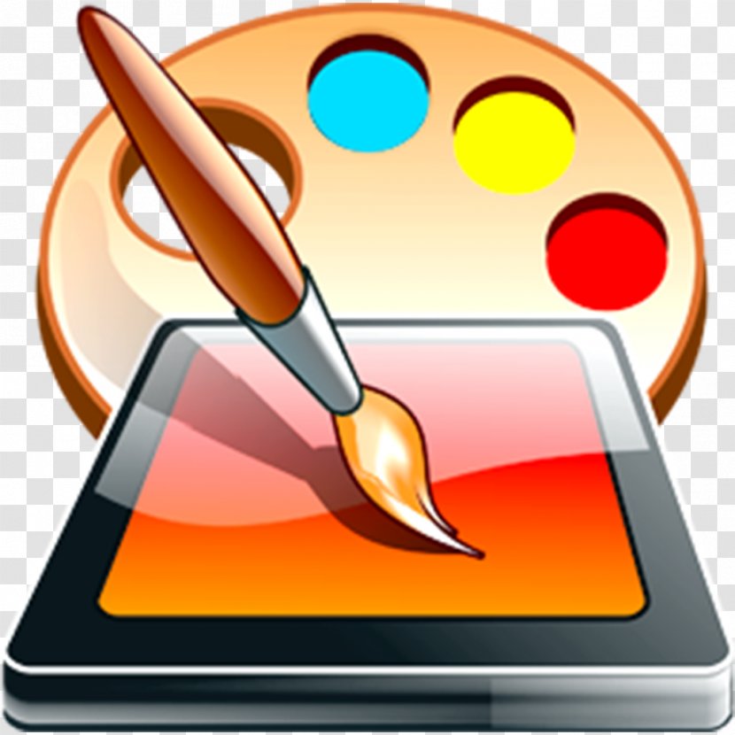 Painting Drawing Palette Paintbrush - Microsoft Paint Transparent PNG