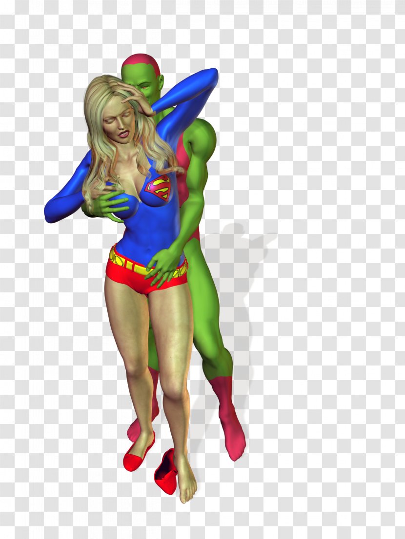 Supergirl Superhero Figurine Kryptonite - Brainiac 5 Transparent PNG