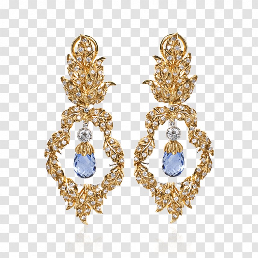 Earring Jewellery Gemstone Buccellati Gold - Ear - Brio Badge Transparent PNG