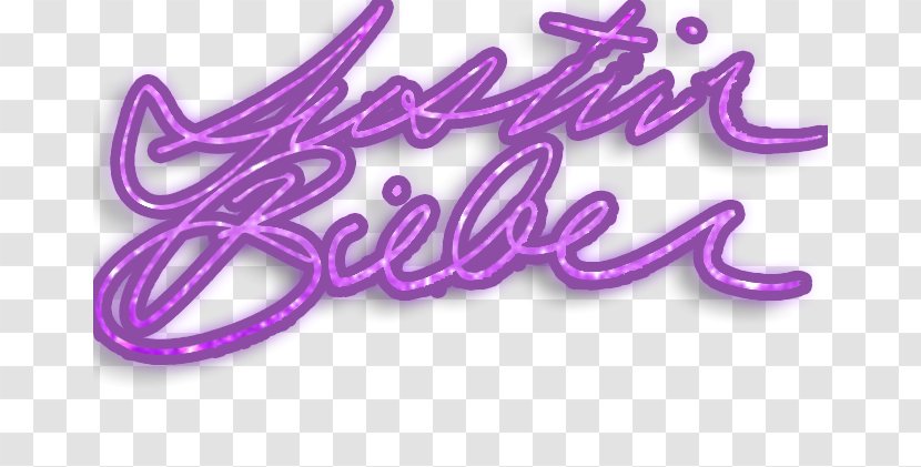 Signature DeviantArt Fan Art Font - Justin Bieber Transparent PNG