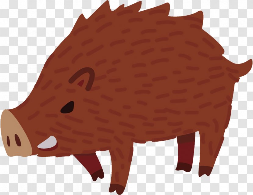 Boar Hedgehog Snout Suidae Clip Art - Erinaceidae - Animal Figure Transparent PNG