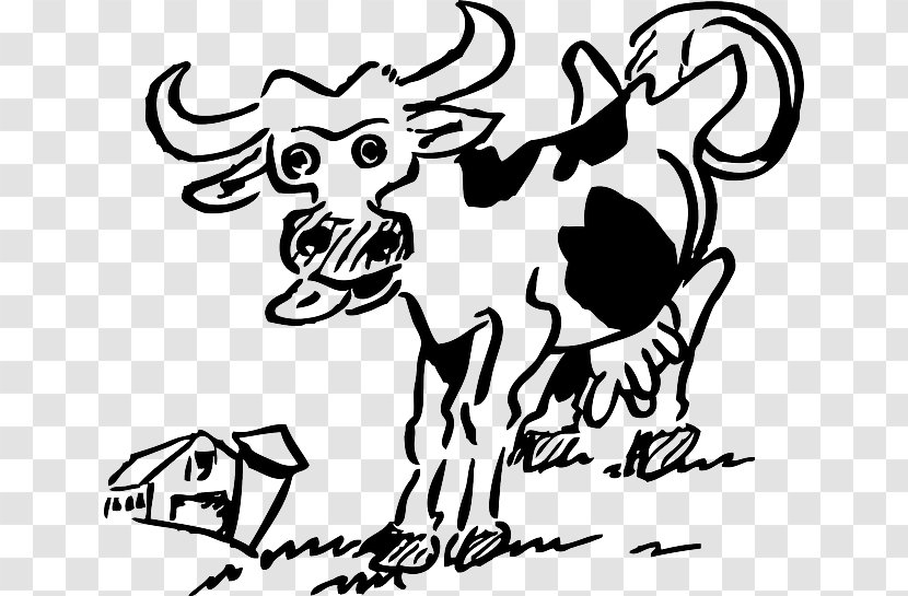 Clip Art Vector Graphics Openclipart Image Drawing - Cow Goat Family - Farm Cartoon Transparent PNG