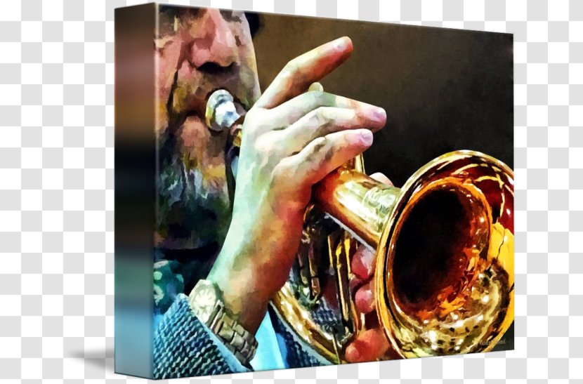 Trumpet Saxophone Mellophone Euphonium Tuba - Silhouette Transparent PNG