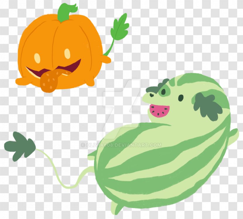 Pumpkin Gourd Calabaza Winter Squash Fan Art - Drawing Transparent PNG