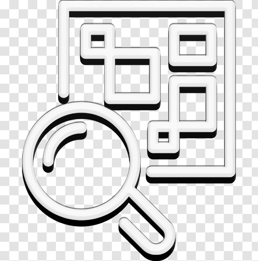 QR Code Icon Technology Icon Search Icon Transparent PNG