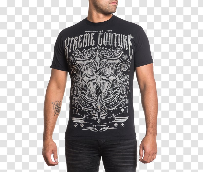 T-shirt Affliction Clothing Sleeve - Dress Transparent PNG