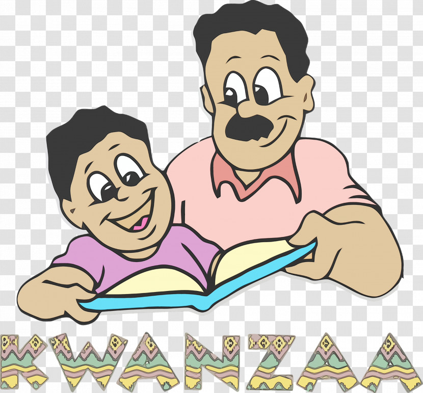 Animation Text Cartoon Reading Painting Transparent PNG