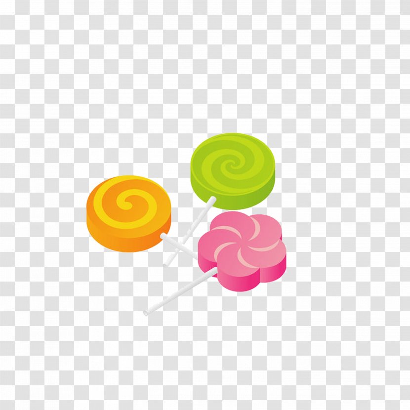 Lollipop Candy Skittles Sugar - Yellow Transparent PNG