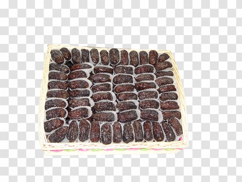 Al Madinah Dates Co. Rectangle Date Palm Plastic - Basket Transparent PNG