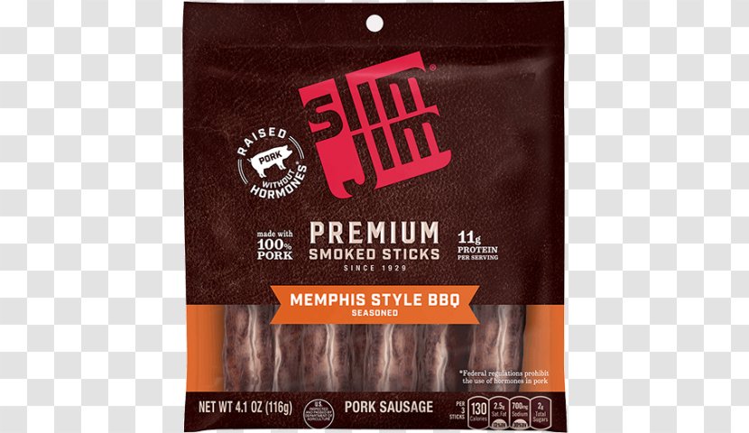 Jerky Barbecue Meat Chili Con Carne Slim Jim - Sausage - Stick Transparent PNG