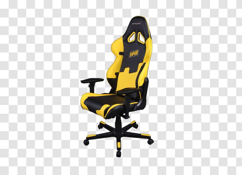 Office & Desk Chairs Natus Vincere DXRacer Video Game - Yellow - Chair Transparent PNG