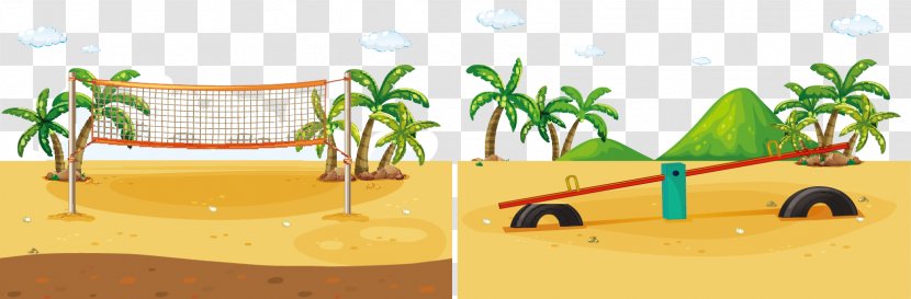 Cartoon Royalty-free Clip Art - Royaltyfree - Beach Volleyball Transparent PNG