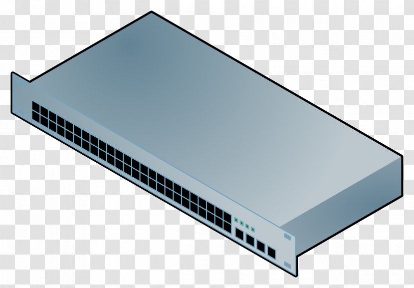 Network Switch Computer Clip Art - Electrical Switches - Networking Transparent PNG