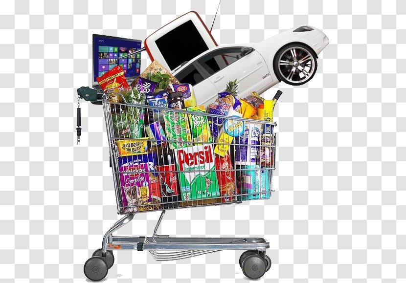 Supermarket Shopping Cart Grocery Store Retail Food - Service Transparent PNG