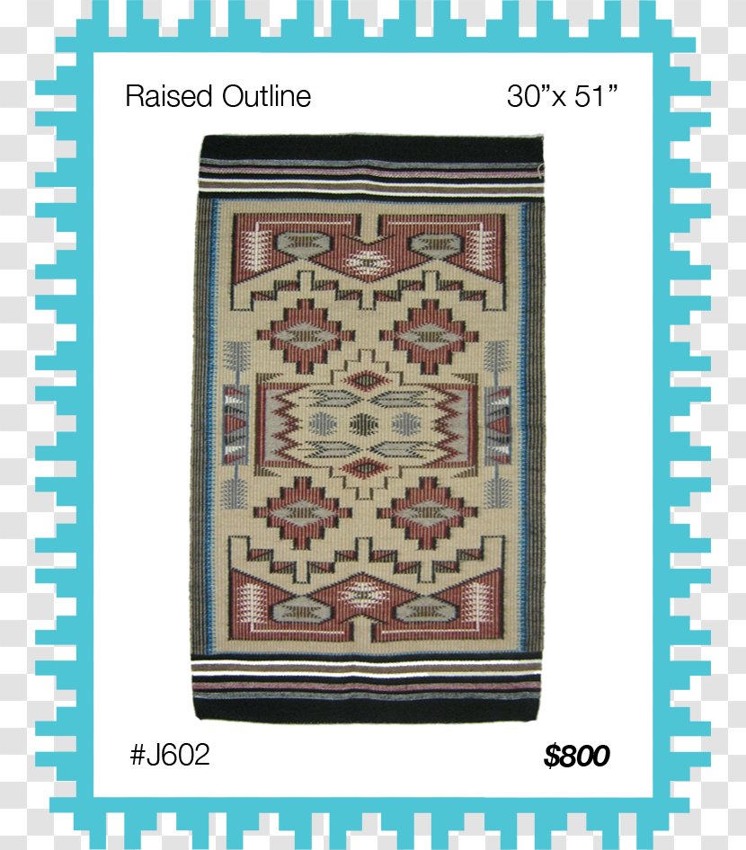 Burntwater Pattern Product Font Rectangle - Navajo Blankets Transparent PNG