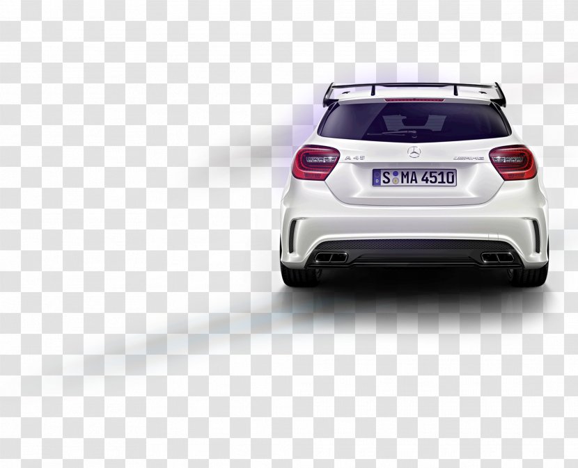 Mercedes-Benz A-Class Car Exhaust System SLS AMG - Mercedesbenz Aclass - White Mercedes Trunk Transparent PNG