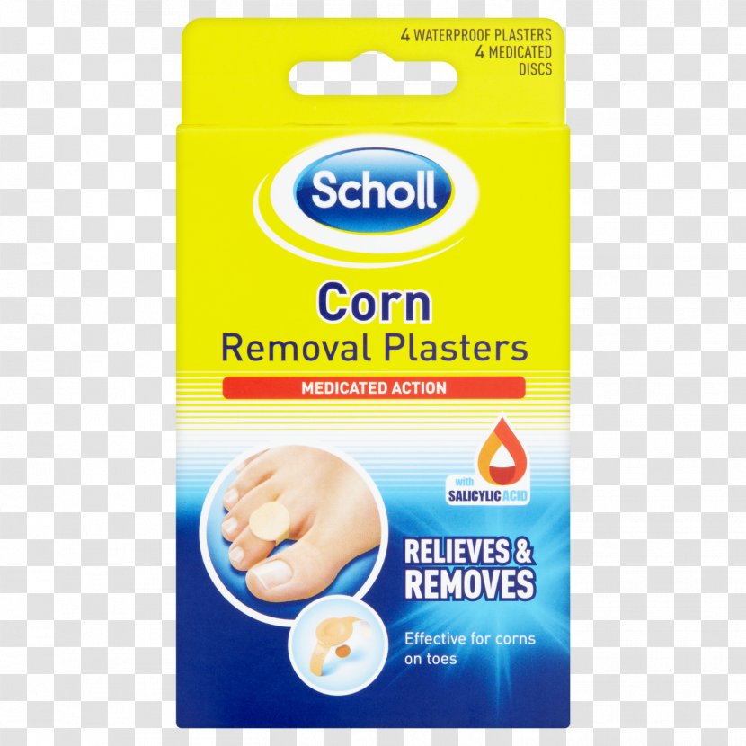 Corn Adhesive Bandage Callus Dr. Scholl's Foot - Toe Transparent PNG