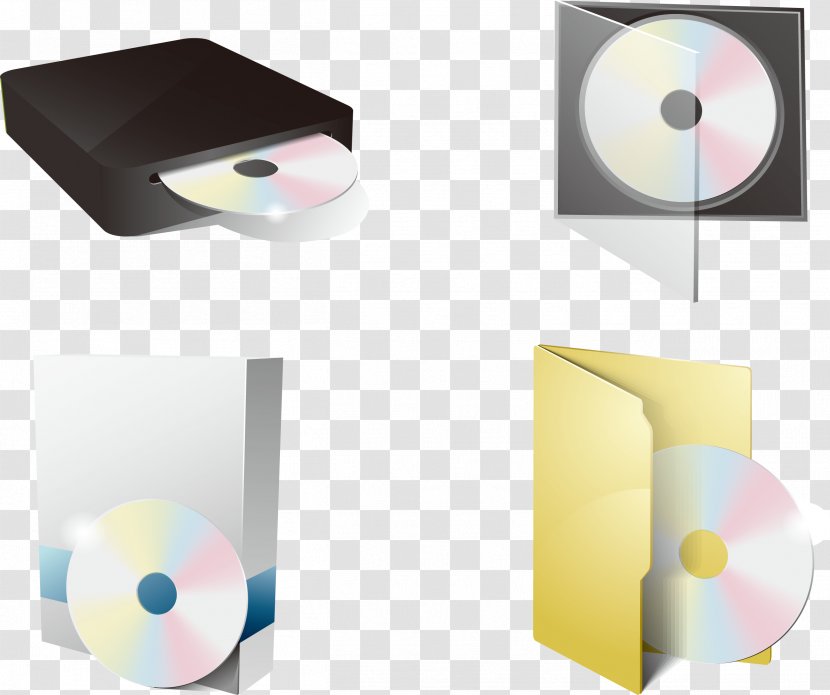 Compact Disc CD-ROM Icon - Optical Packaging - CD Model Transparent PNG