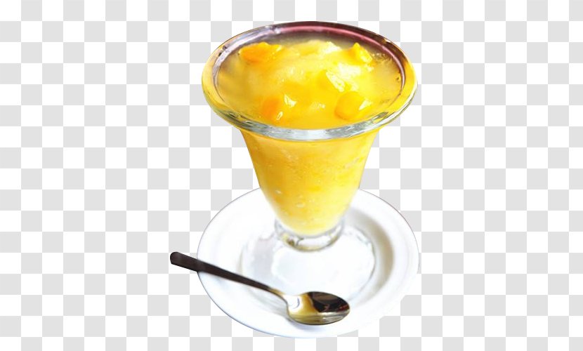 Ice Cream Lassi Milk Yogurt - Frame - Mango Cup Transparent PNG