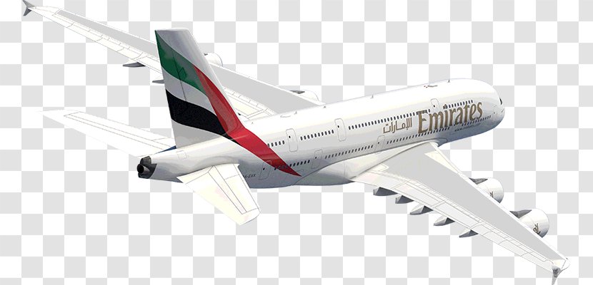 Airbus A380 Dubai Airplane Emirates - Aircraft - Fly Transparent PNG