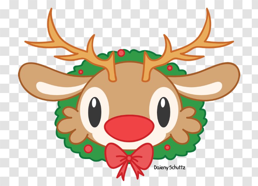 Reindeer Illustration Clip Art Antler Character - Mammal Transparent PNG