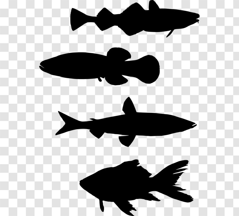 Clip Art Shoaling And Schooling Silhouette Fish - Anguilla Day Shoal Bay Transparent PNG