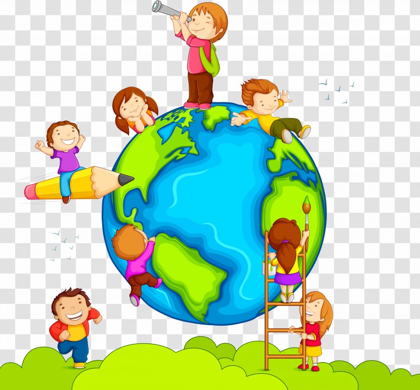 Education Child Quotation Learning Kindergarten - Care - Earth Cartoon Transparent PNG