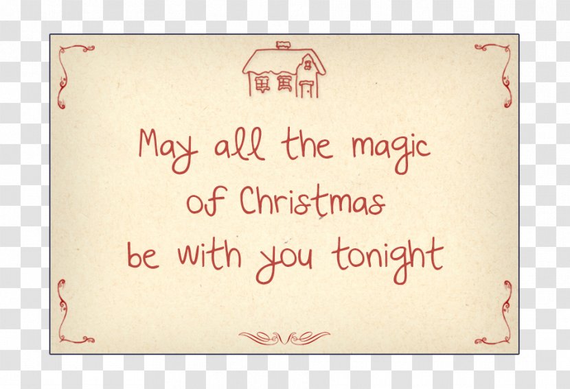 Paper Calligraphy Font Picture Frames Love - Handwriting - Christmas Wishes Transparent PNG