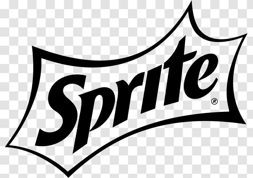 Sprite Advertising Fizzy Drinks Brand Company - Monochrome Transparent PNG