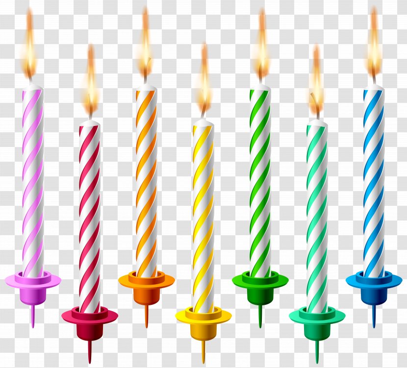 Birthday Cake Candle Clip Art - Candles Transparent Image Transparent PNG