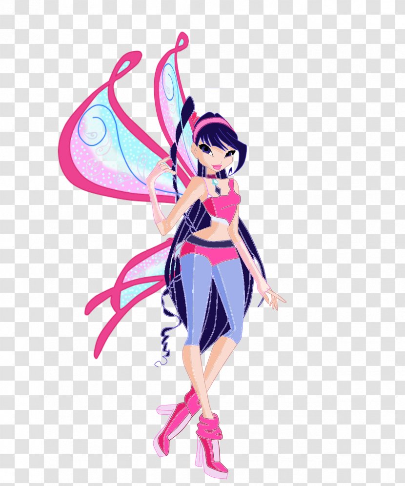 Musa Winx Club: Believix In You Aisha Flora Bloom - Silhouette - Flower Transparent PNG