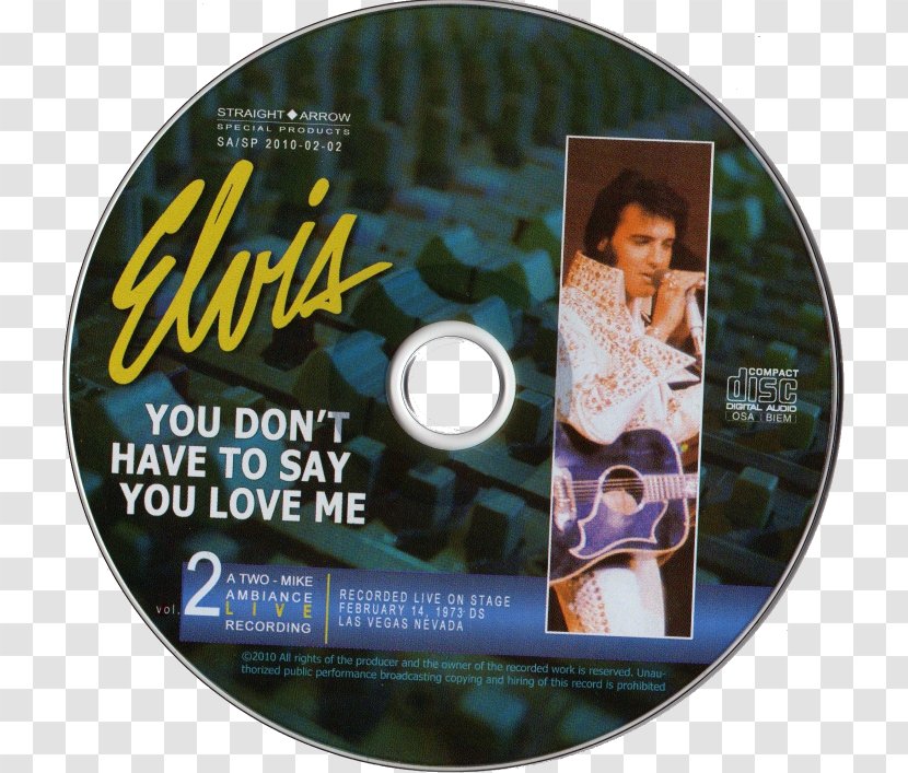 Compact Disc Elvis: Close Up Hardcover Label - Elvis Transparent PNG