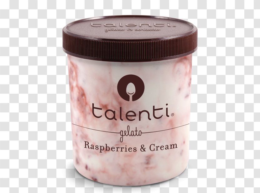 German Chocolate Cake Ice Cream Gelato Talenti - Raspberry Transparent PNG