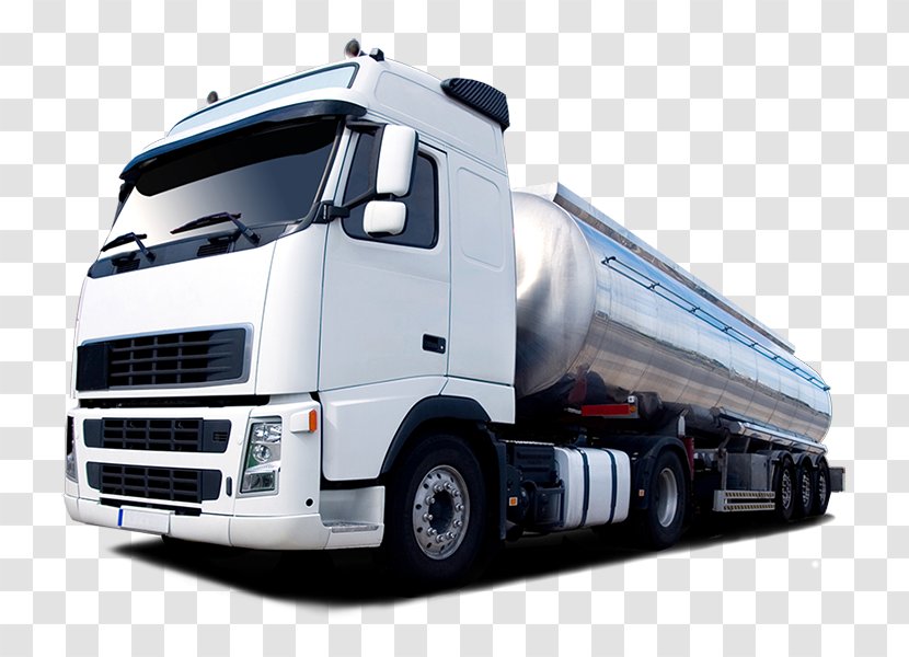 Fuel Oil Tank Truck Transport - Automotive Design Transparent PNG