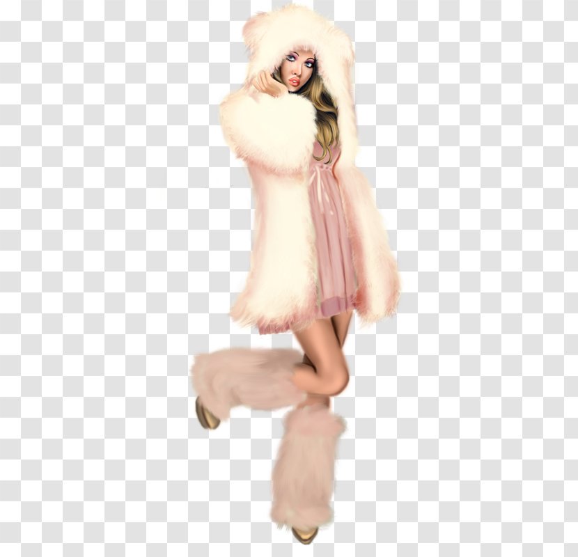 Fur Clothing Fashion Model Costume Transparent PNG