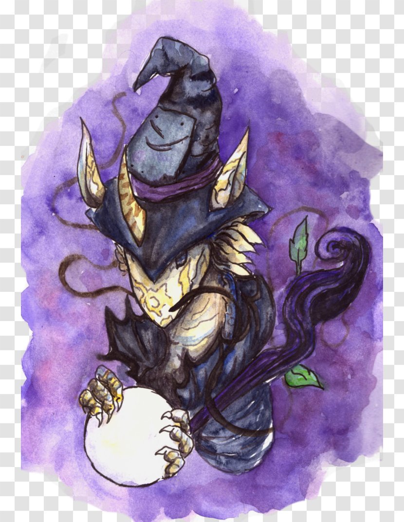 Dragon Mythology Cartoon Demon - Violet Transparent PNG