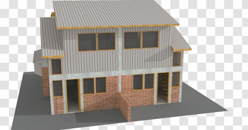 Roof Facade House Property Civil Engineering - Elevation Transparent PNG