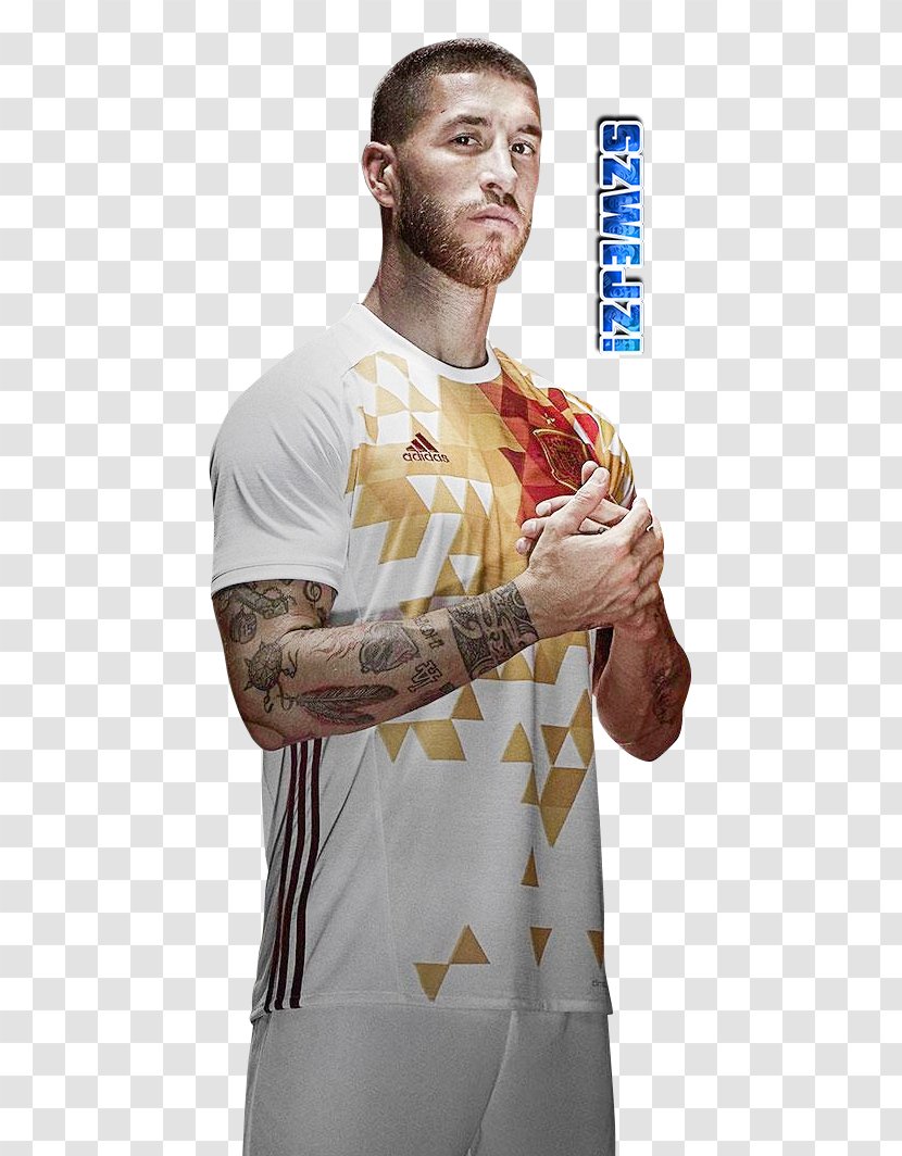 Fasting SportSport.ba T-shirt Football Manager 2018 Germany - Watercolor - Sergio Ramos Transparent PNG