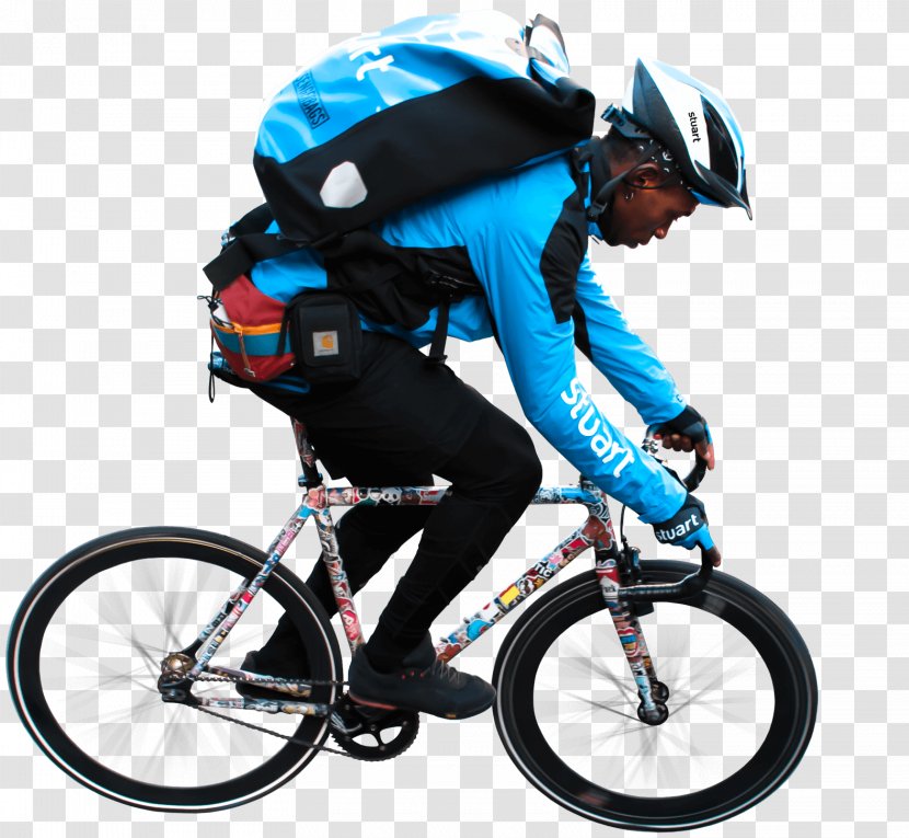 Bicycle Helmets Courier Freight Delivery - Vehicle - Couriers Transparent PNG