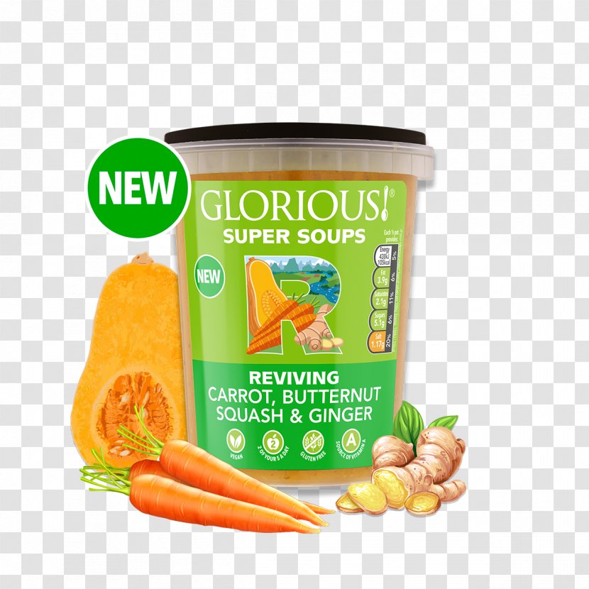 Soup Vegetarian Cuisine Baby Carrot Food Vegetable - Fresh Ginger Transparent PNG