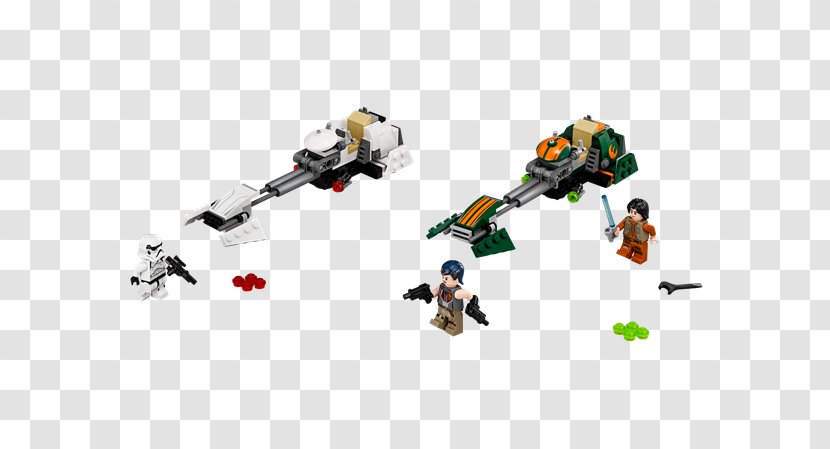 Ezra Bridger Stormtrooper LEGO Star Wars 75090 - Ezras Speeder Bike Toy/SpielzeugSpeeder Transparent PNG