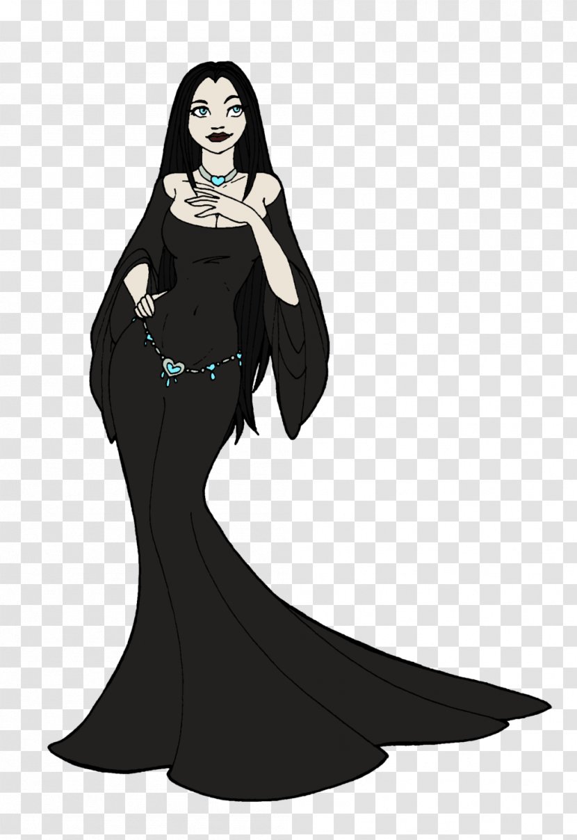 Black Hair Dress Beauty.m - Silhouette Transparent PNG