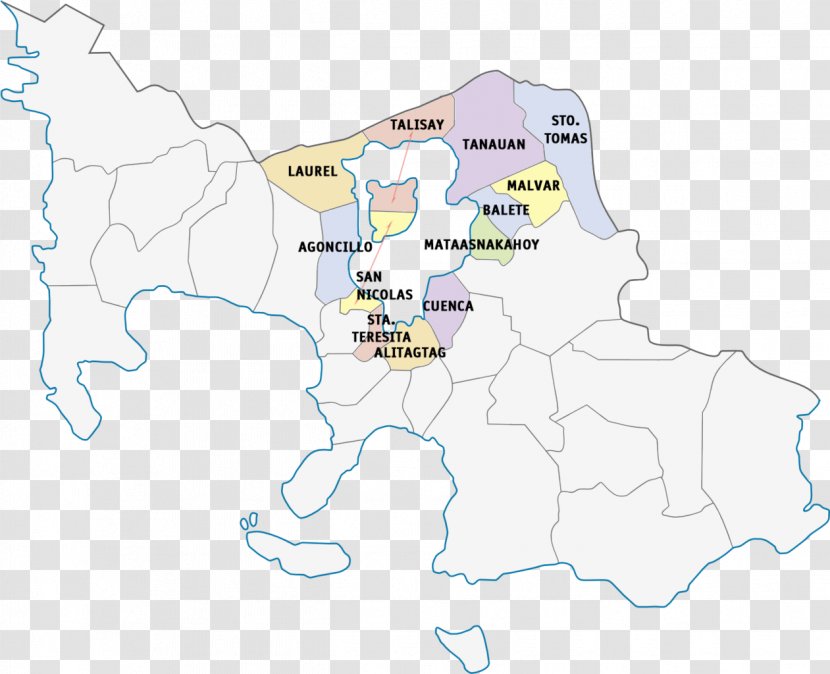 Legislative Districts Of Batangas Albay City Tanauan - Map Philippines ...