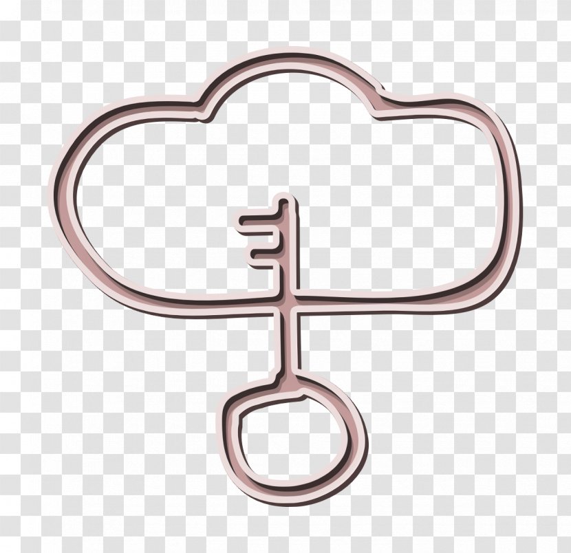 Cloud Icon - Symbol - Metal Material Property Transparent PNG