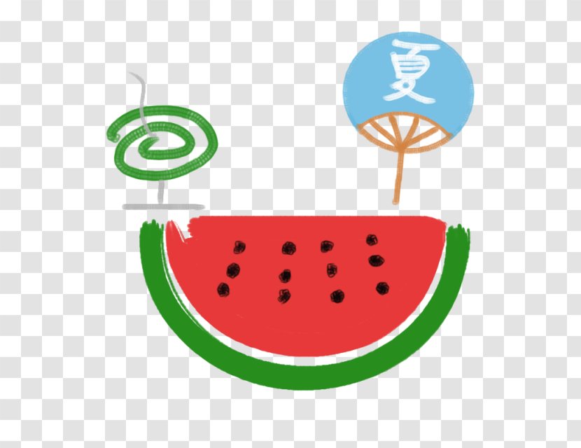 Watermelon Illustration Mosquito Coil Design Summer - Fruit - Wind Chimes Transparent PNG