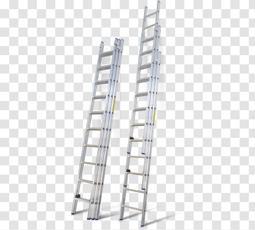 Hailo Combi Ladder 3 Section Capacity 150kg Rungs And Aluminium Architectural Engineering Stairs - Building Materials Transparent PNG