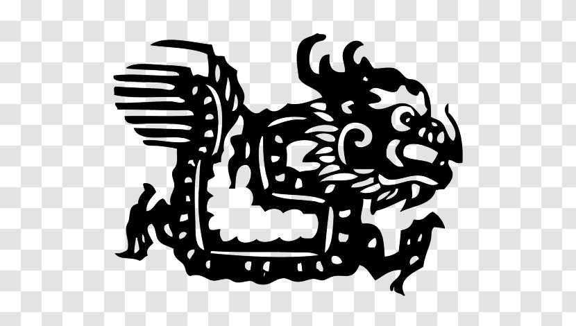 Chinese Zodiac New Year Dragon Paper Cutting - Papercutting Transparent PNG